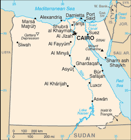 Map of Egypt