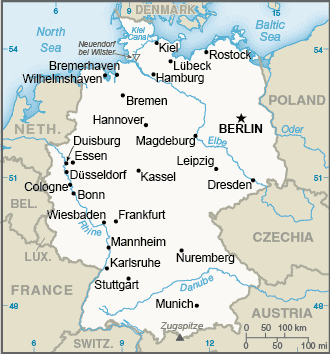 Map of Germany