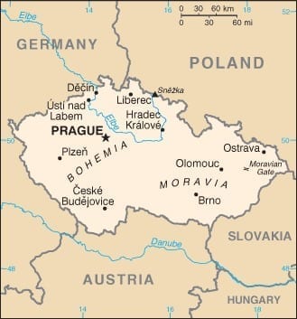 Czech Republic Country Map Country Risk: Czech Republic | Abc-Amega